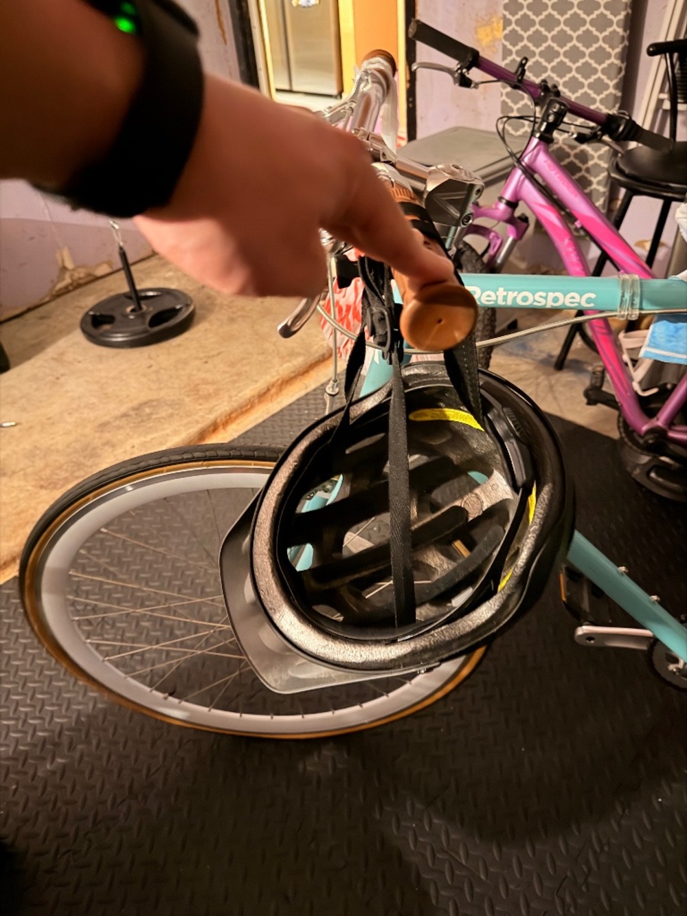 Retrospec Harper Fixie/Single Speed Bike Teal Urban Commuter Bicycle + Helmet